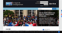 Desktop Screenshot of laligue.org